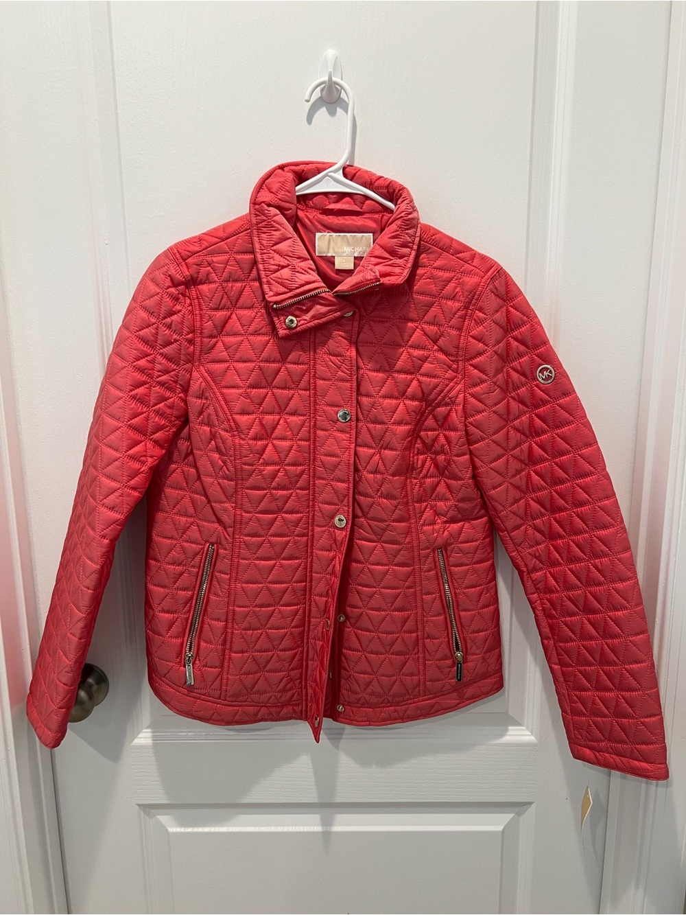 Michael Kors Quilted Coral Women's Jacket